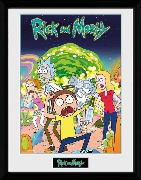 RICK AND MORTY FRAMED POSTER COMPILATION - Gb Eye