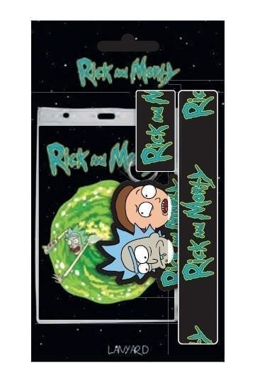 RICK AND MORTY LANYARD WITH RUBBER KEYCHAIN RICK & MORTY 