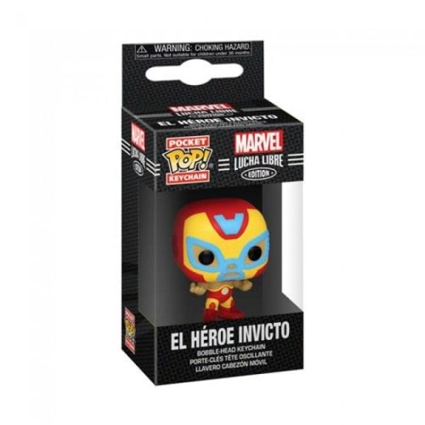 POCKET POP KEYCHAIN MARVEL: LUCHA LIBRE - IRON MAN 4CM 1 POCKET POP KEYCHAIN MARVEL: LUCHA LIBRE – IRON MAN 4CM