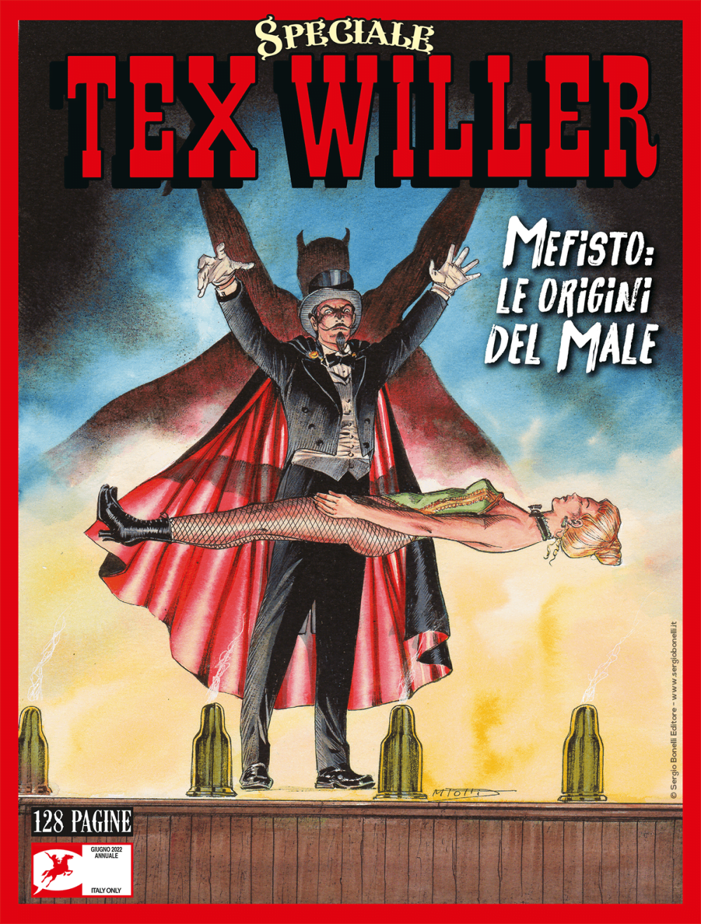 Assedio disperato – mini copertina Tex 700 - Sergio Bonelli