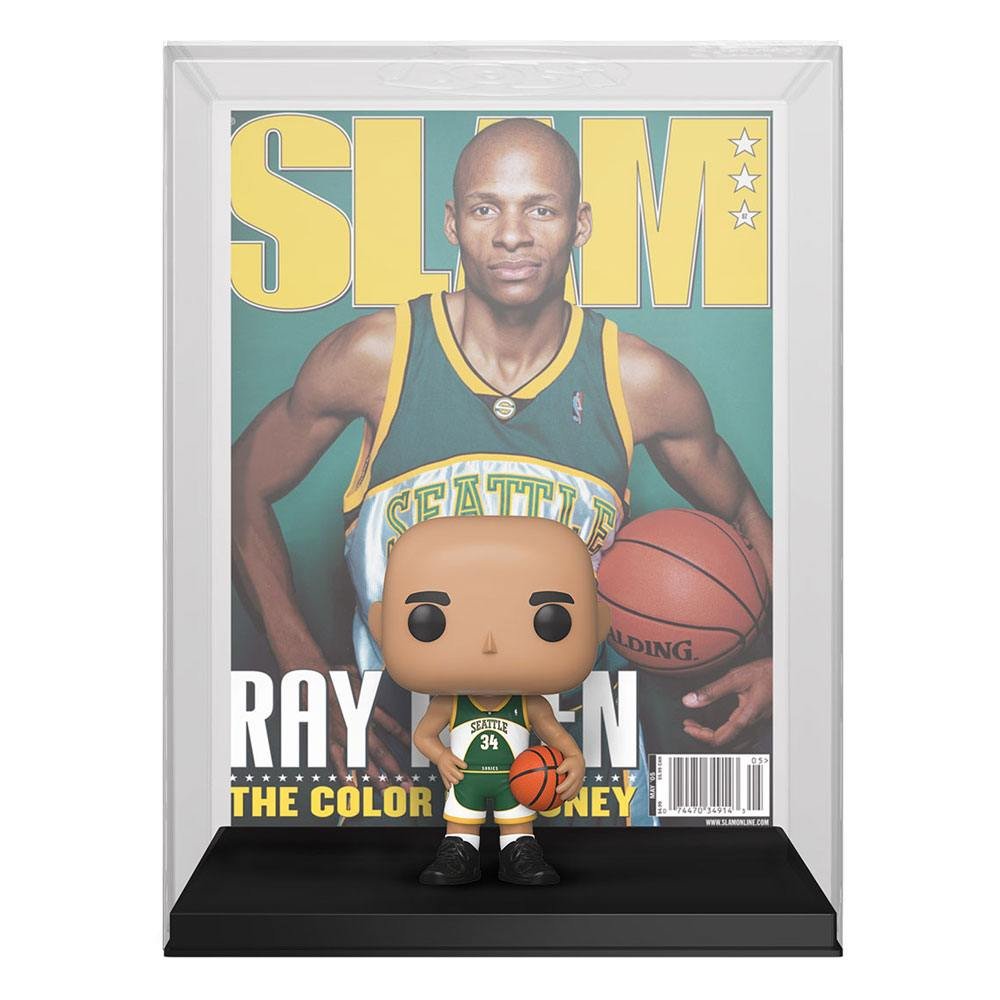 POP MAGAZINE COVERS VYNIL FIGURE 4 NBA COVER RAY ALLEN (SLAM MAGAZIN) 9 CM