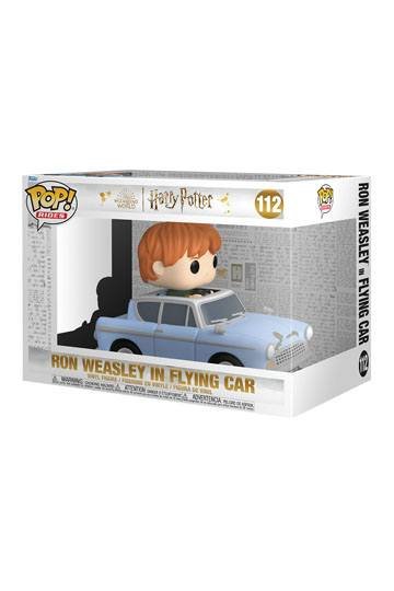 POP RIDES VYNIL FIGURE 112 HARRY POTTER CHAMBER OF SECRETS ANNIVERSARY RON W/CAR 15 CM