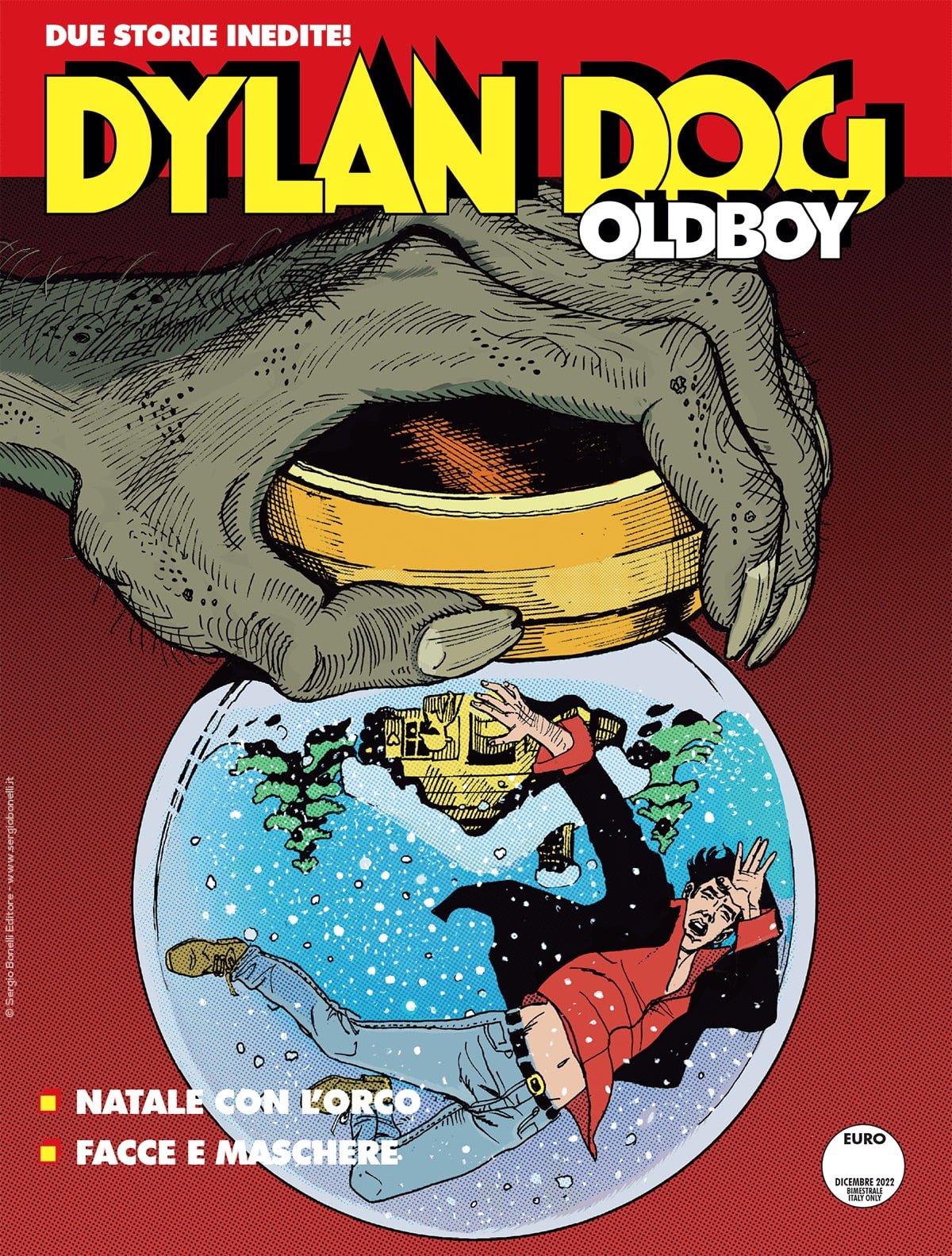 DYLAN DOG OLDBOY NUOVA SERIE N. 16 NATALE CON L'ORCO - FACCE E MASCHERE