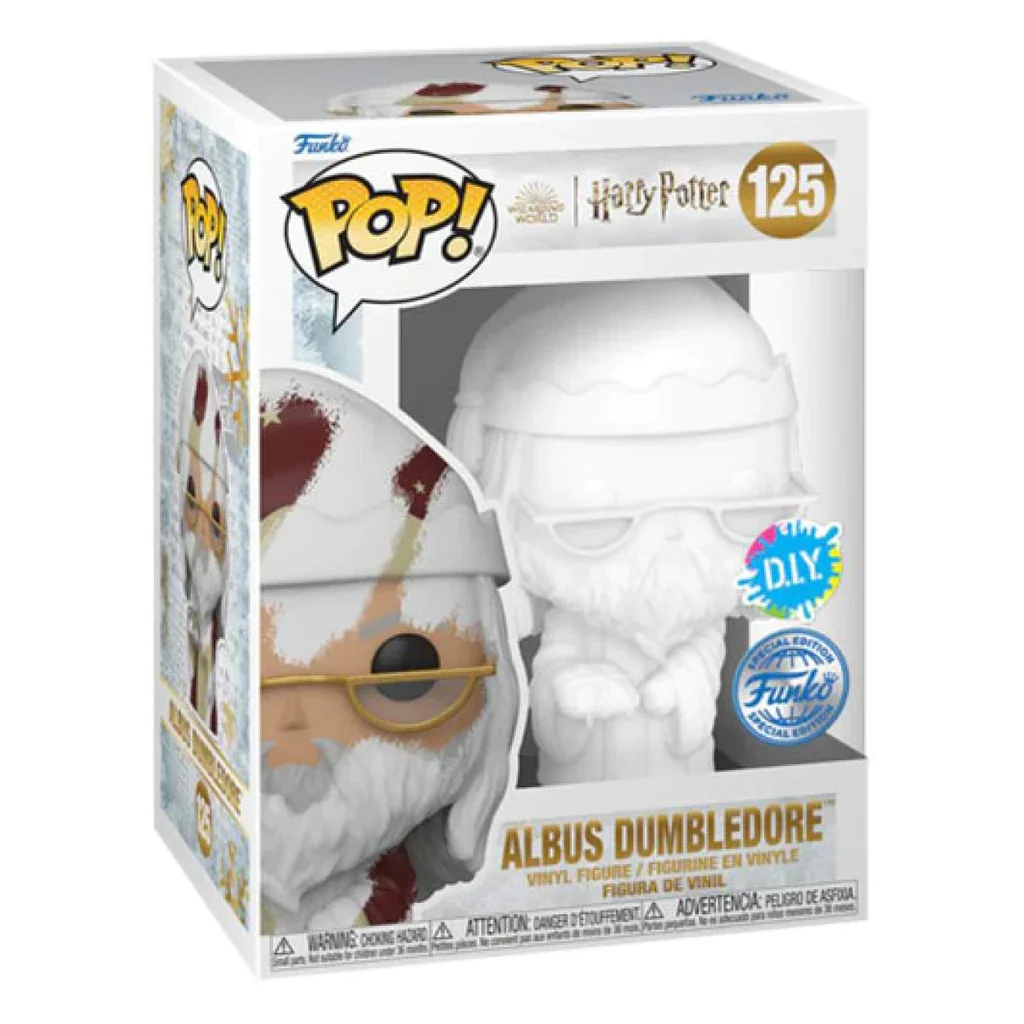 POP MOVIES HARRY POTTER VYNIL FIGURE 125 ALBUS DUMBLEDORE HOLIDAY DIY SPECIAL EDITION 9 CM