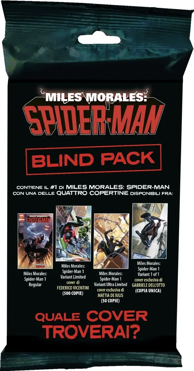 MILES MORALES: SPIDER-MAN (SPILLATO) 25 BLIND PACK MILES MORALES: SPIDER-MAN 1